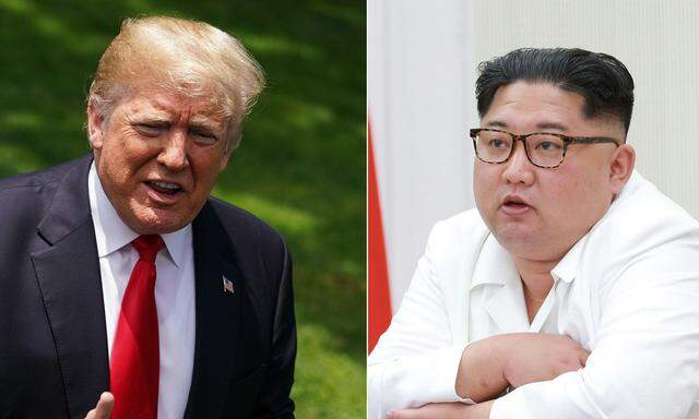 Donald Trump und Kim Jong-un.