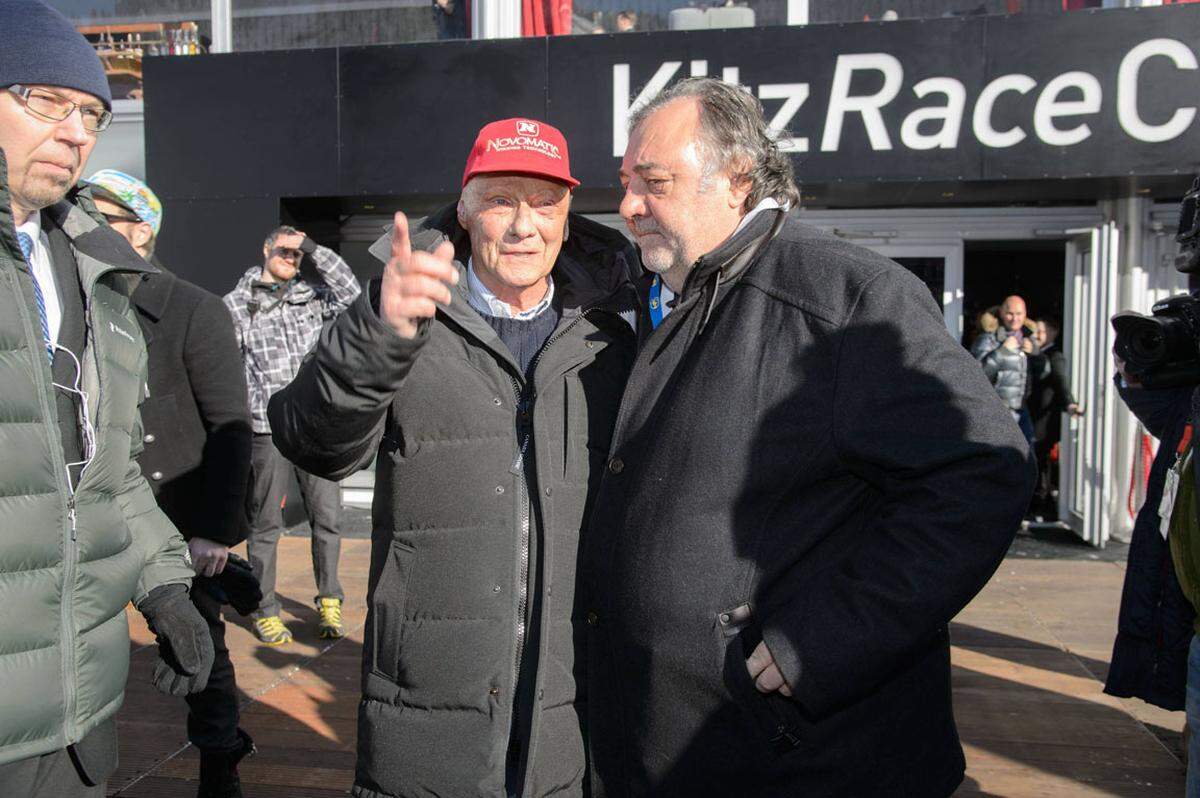 Niki Lauda mit Werner Grissmann