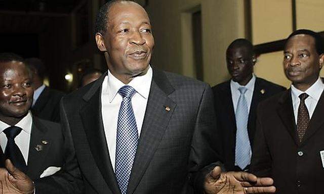 Burkina Fasos Präsident Blaise Compaore 