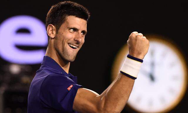 Der Halbfinal-Kracher der Australian Open zwischen Roger Federerund Novak Djokovic (im Bild) entwickelte sich schnell zu einer einseitigen Angelegenheit.