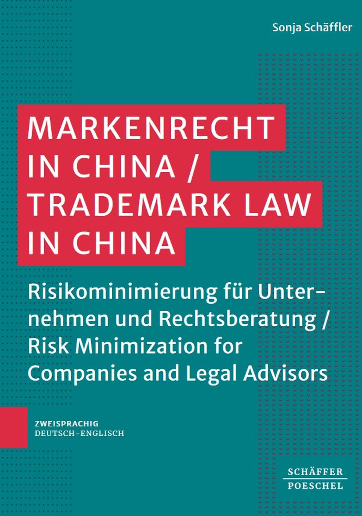 Markenrecht in China / Trademark Law in China
Risikominimierung für Unternehmen und Rechtsberatung / Risk Minimization for Companies and Legal Advisors
von Sonja Schäffler
Markenrechte in China schützen? Klingt nach einem Kampf gegen Windmühlen. Dass es möglich ist, zeigt Sonja Schäffler in ihrem Buch auf sehr anschauliche Weise. Sie erklärt, wie Unternehmen in China Markenrechte erhalten und verteidigen. Praktisch: Die Zweisprachigkeit auf Deutsch und Englisch ermöglicht es, einzelne Texte für die Kommunikation mit chinesischen Geschäftspartnern zu übernehmen, ohne das markenrechtliche Fachvokabular übersetzen zu müssen. Ebenfalls gelungen: die Betrachtung von Anmeldung und Widerspruchsverfahren jeweils aus der Perspektive des Neuanmelders und des Markeninhabers.