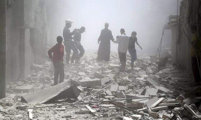 Aleppo, ein Schutthaufen.