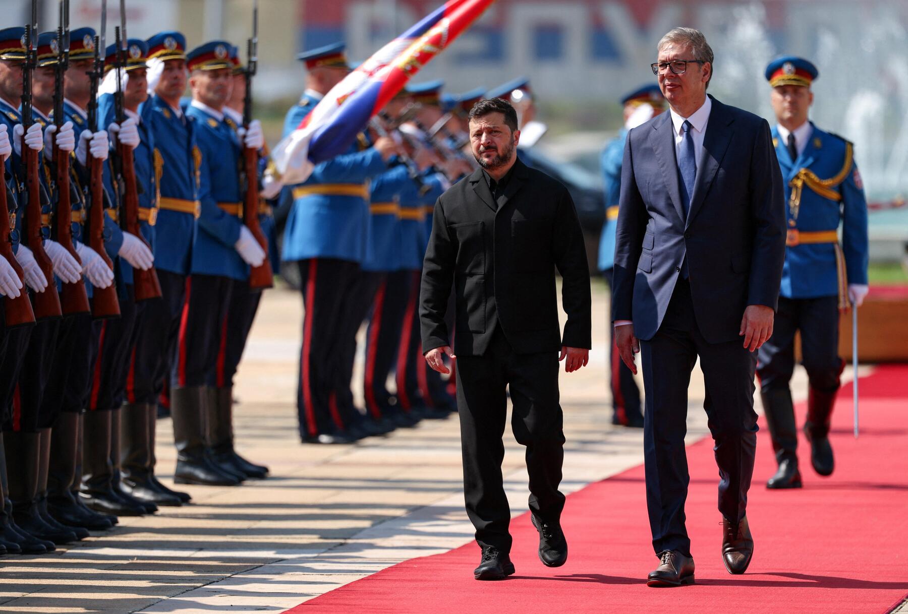 Zelenskyy visits Serbia for first time since war began