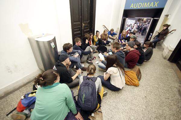 Die Studenten wollen mit der Besetzung gegen die geplante Abschaffung des vor vier Jahren eingeführten, von rund 2000 Studenten inskribierten Bachelorstudiums Internationale Entwicklung (IE) protestieren.