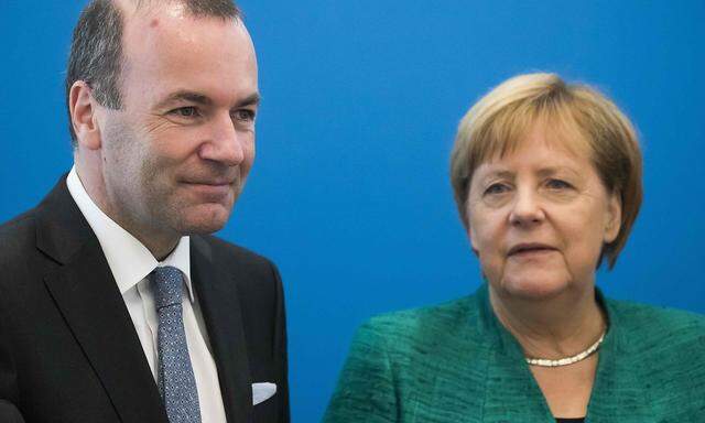 Manfred Weber und Angela Merkel waren nicht immer auf einer Linie in der Vergangenheit - auch in den Beziehungen zu Ungarn.
