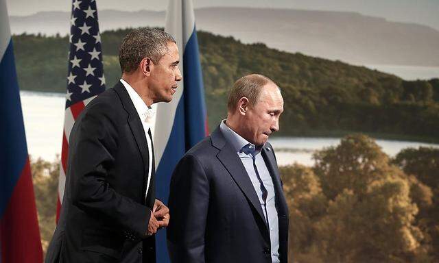 Sind sich einig, dass sie sich nicht einig sind: US-Präsident Obama und Russlands Präsident Putin.