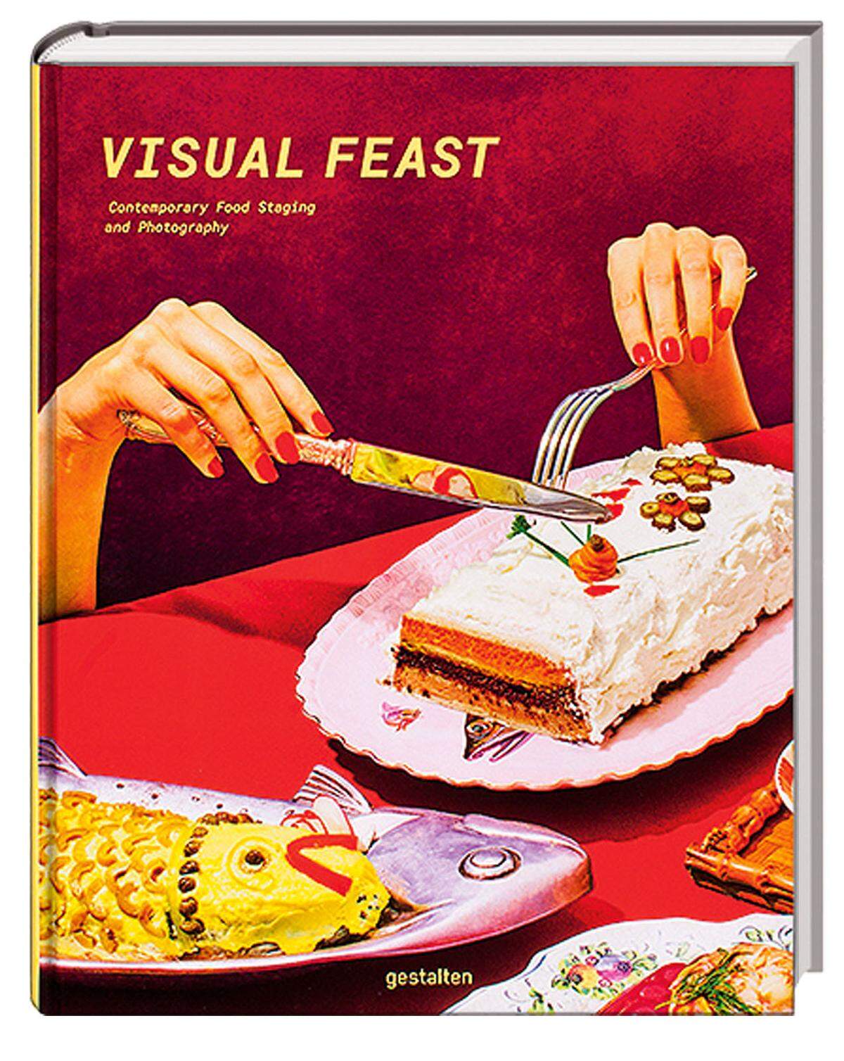Der Band "Visual Feast" zeigt die Vielfalt von überinszenierten und überzeichneten Fotos von Essen in Werbung oder Magazinstrecken, deren Ziel nicht immer nur das Wecken von Appetit ist, sondern auch Verstörung und Konsumkritik. (Gestalten, 41,10 Euro).