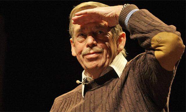Tschechen trauern Vaclav Havel