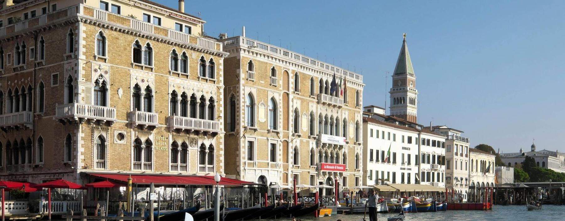 Canal Grande mit Hotel Bauer Palazzo 