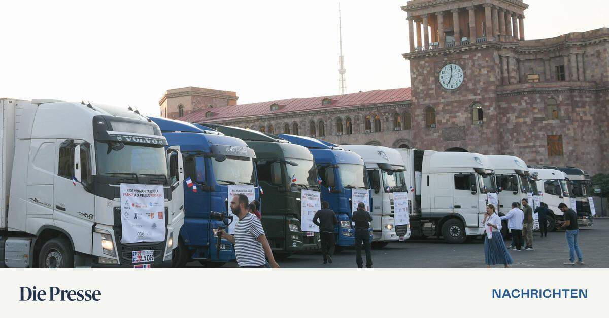 Aid supplies have arrived in Nagorno-Karabakh after a “humanitarian consensus”.