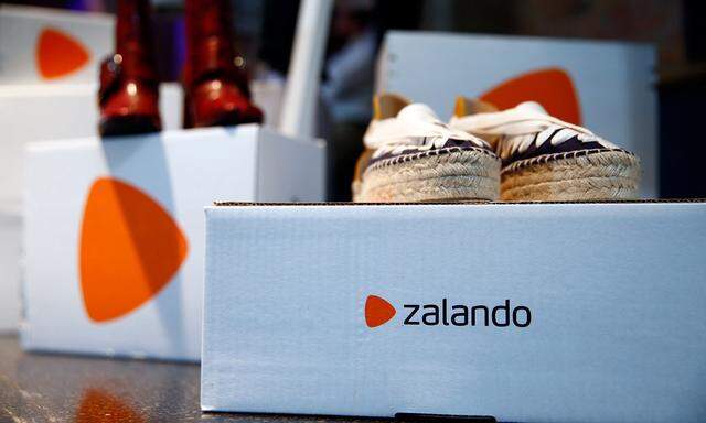 FILE PHOTO: Goods of Zalando Operations, are seen during the company's annual shareholder meeting in Berlin