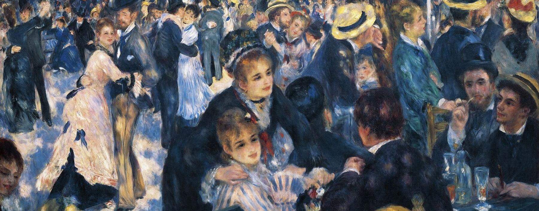Individuelle Freiheit im eingrenzenden Kollektiv. „Le Bal du Moulin de la Galette“ von Auguste Renoir, 1876.