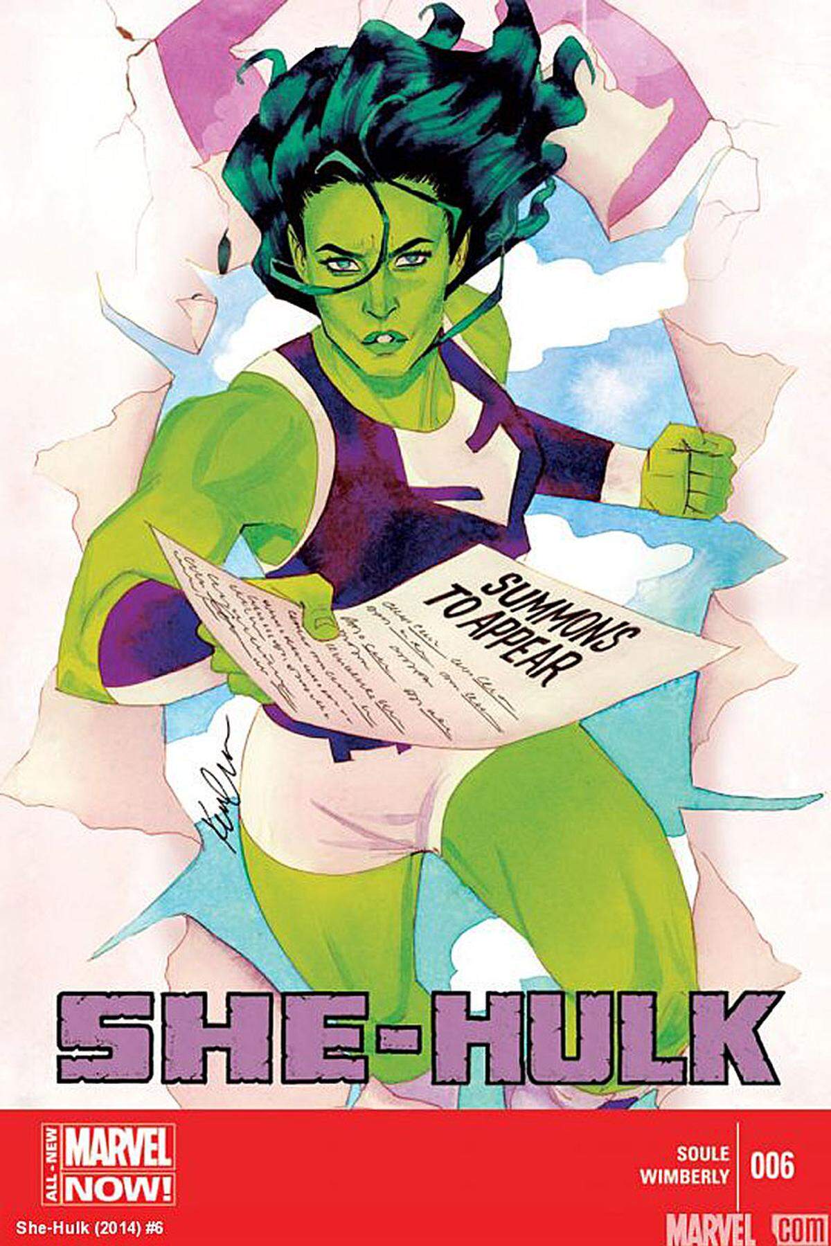 Im Februar startete der Marvel-Verlag eine neue "She Hulk"-Serie. Seit wenigen Tagen kursieren im Internet Gerüchte, wonach die Cousine von Hulk ihr Film-Debüt feiern könnte. Eliza Dushku, bekannt als Faith in "Buffy The Vampire Slayer"), wird für die Rolle gehandelt.Vor rund 20 Jahren hätte Brigitte Nielsen die grüne Superheldin spielen sollen. Sie posierte 1991 als She-Hulk. Aus dem Projekt wurde aber nichts.