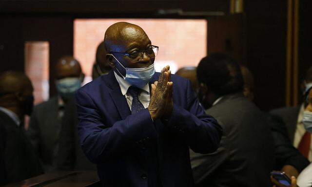 Jacob Zuma (auf einem Archivbild vom Mai 2021) soll sich binnen fünf Tagen stellen.