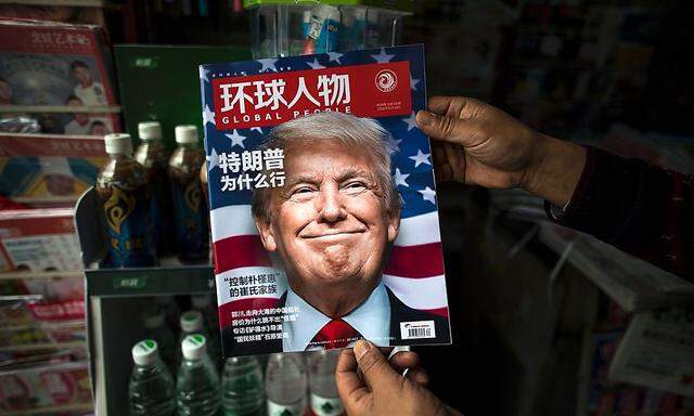 Trumps Wahlsieg wird in China noch mit Misstrauen beäugt.