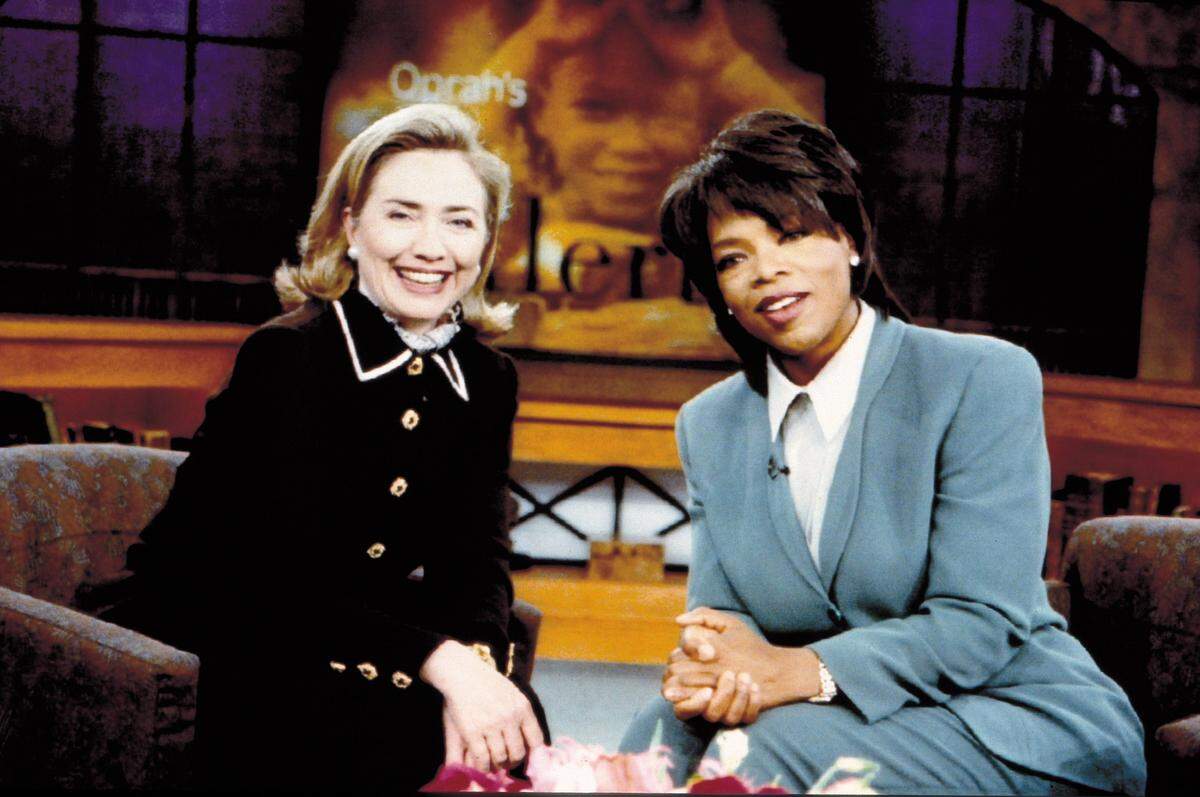 1986 mit Hallary Clinton.