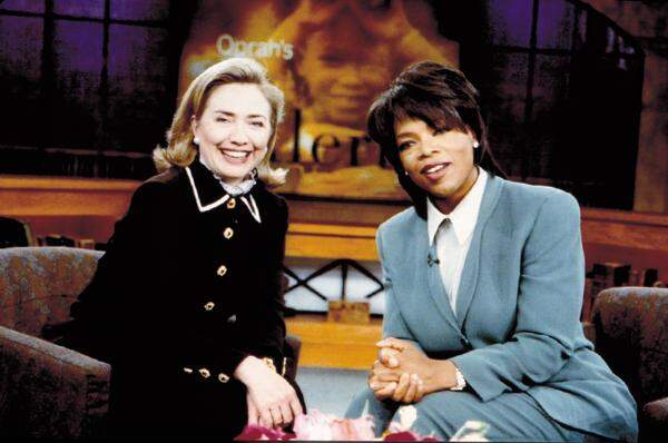 1986 mit Hallary Clinton.