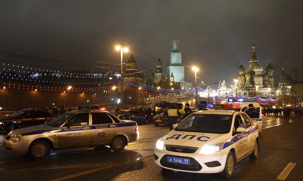 Boris Nemzow wurde in Moskau erschossen