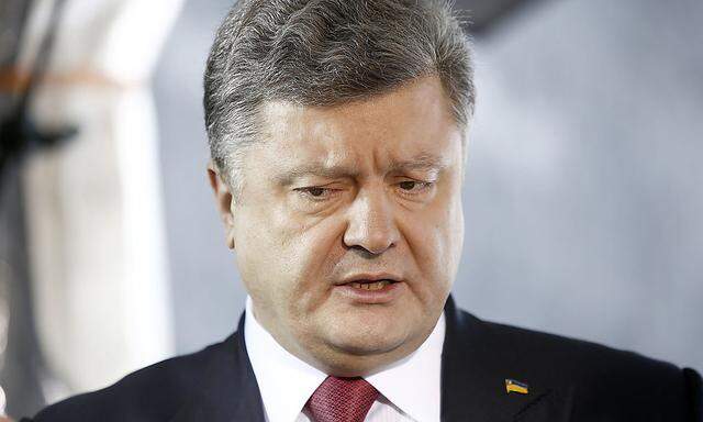 Der ukrainische Präsident und Schokoladen-Fabrikant Petro Poroschenko