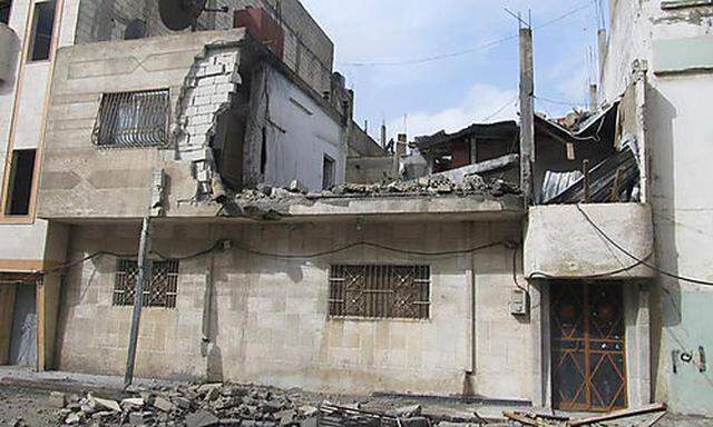 Doe Protesthochburg Homs ist von der neuen Gewalt besonders betroffen
