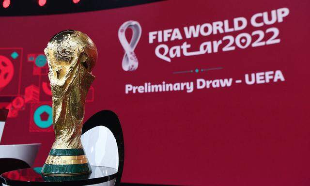 Fussball International 07.12.2020 UEFA-Vorrundenauslosung fuer die FIFA Fussball-Weltmeisterschaft Katar 2022 im Hallen