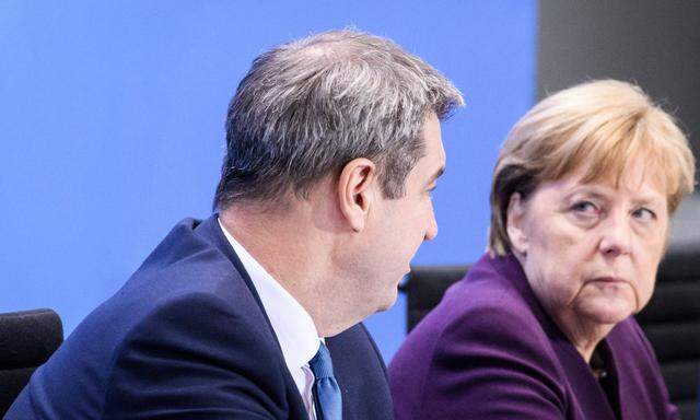 Söder und Merkel gewinnen weiter an Popularität. 