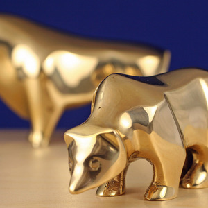 Bulle und Baer - bull and a bear