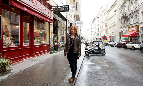 Einige Betriebe schlossen zuletzt auf der Wollzeile, Sonja Völker sperrte ihre Papeterie Herzilein auf.