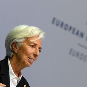 Deutschland, Frankfurt, 23.01.2020 Pressekonferenz der EZB Foto: Praesidentin Christine Lagarde Pressekonferenz der EZB