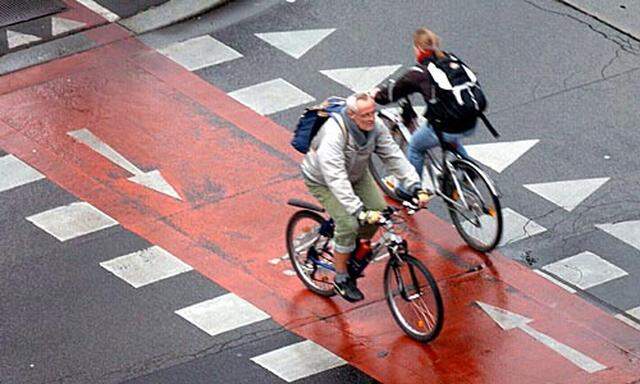 Radfahrer in Wien