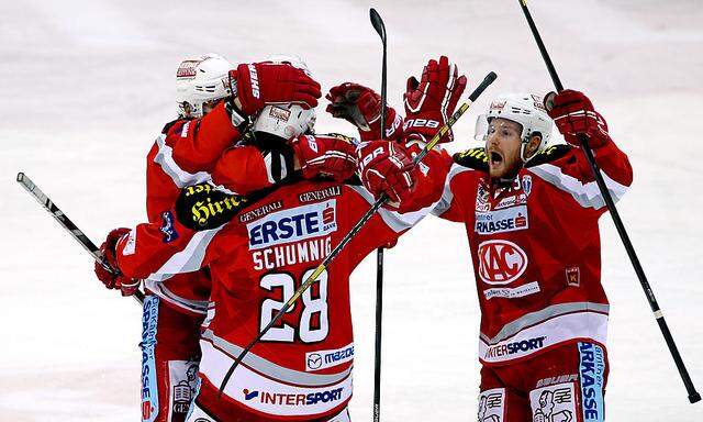 EISHOCKEY - EBEL, Capitals vs KAC