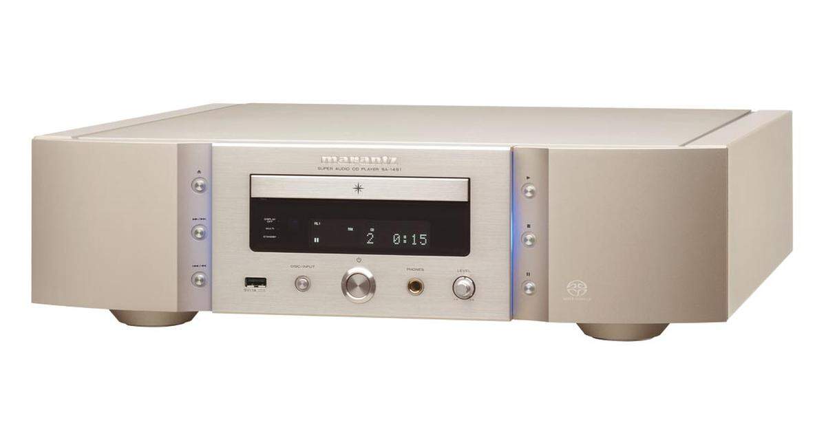Zum 60-Jahr-Jubiläum bringt Marantz das Duo 14S1, SA-CD-Player und Stereoverstärker mit D/A-Wandler, um je 2500 Euro.