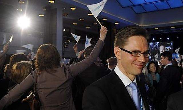Derzeit keine Mehrheit zum EU-Pakt für Finnlands möglichen Ministerpräsidenten Katainen