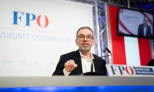FPÖ-Bundesparteiobmann Herbert Kickl