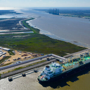 LNG-Hafen im texanischen Sabine Pass.