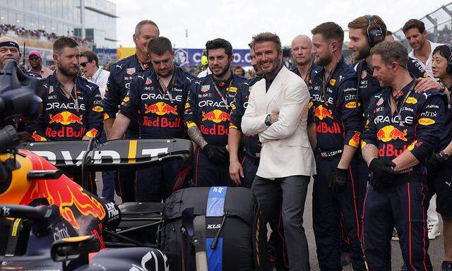 David Beckham als Stargast bei Red Bull