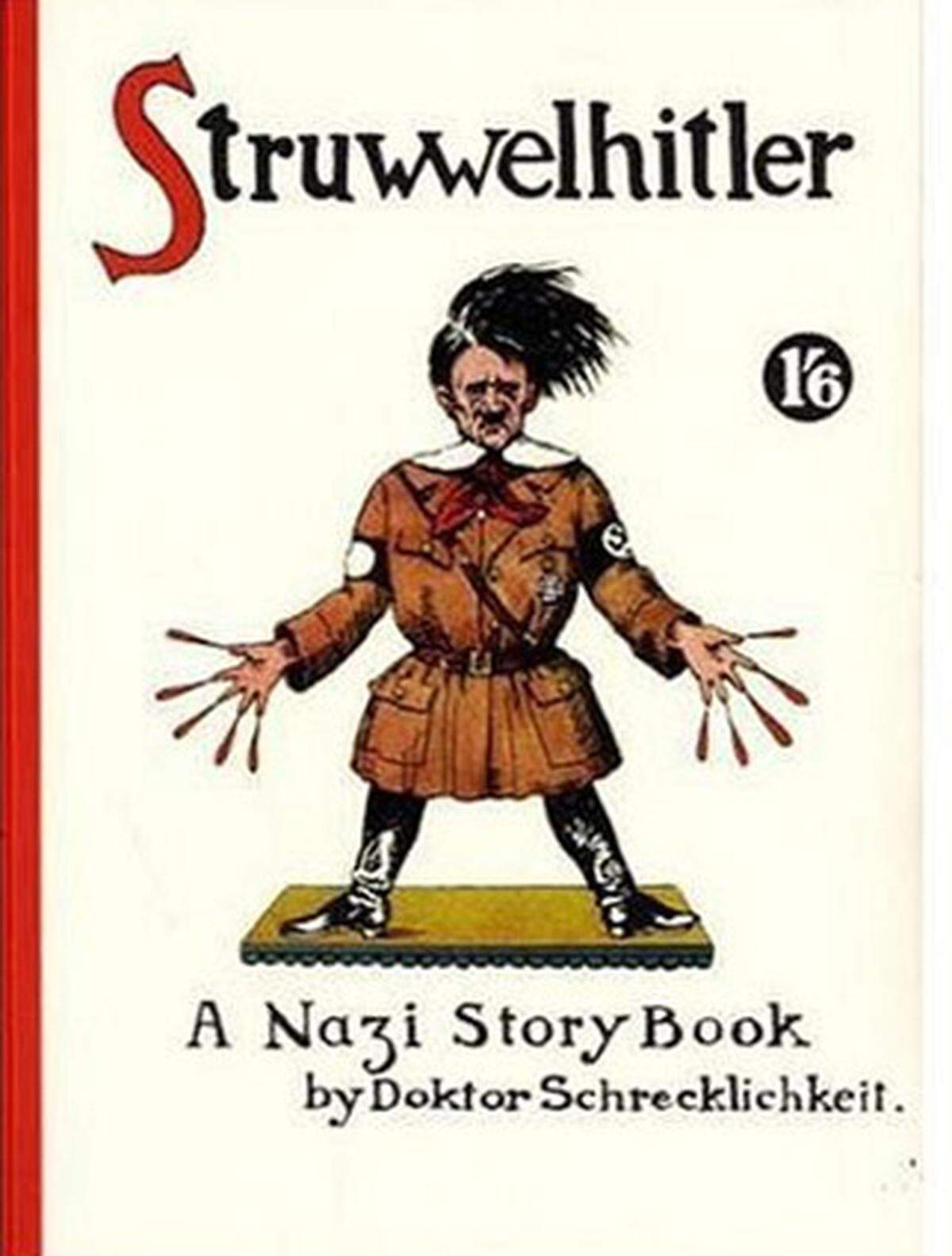 Der Struwwelpeter erfuhr auch "Umarbeitungen": Etwa die englische Parodie von Robert und Philip Spence. Ihre politische Satire "Struwwelhitler - A Nazi Story Book by Doktor Schrecklichkeit" erschien 1941 und war ein Beitrag zum "Daily Sketch War Relief Fund", der die britischen Truppen und die Opfer des deutschen Luftkriegs unterstützte.