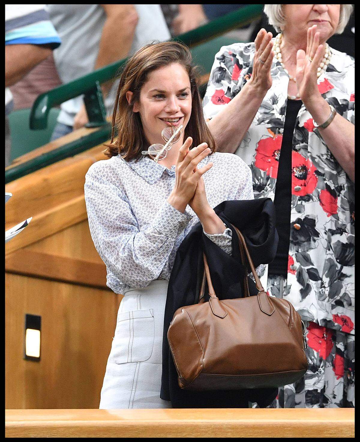 Schauspielerin Ruth Wilson setzte auf Wimbledon-Weiß.