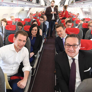 OeSTERREICHISCHER EU-RATSVORSITZ 2018: MINISTERRAT ZU OeSTERREICHS EU-VORSITZPROGRAMM / KURZ / KOeSTINGER / BLUeMEL / STRACHE