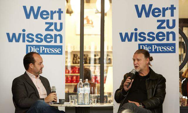 "Wahl-Cafe" der Presse mit Alfred Noll (re.) und Oliver Pink