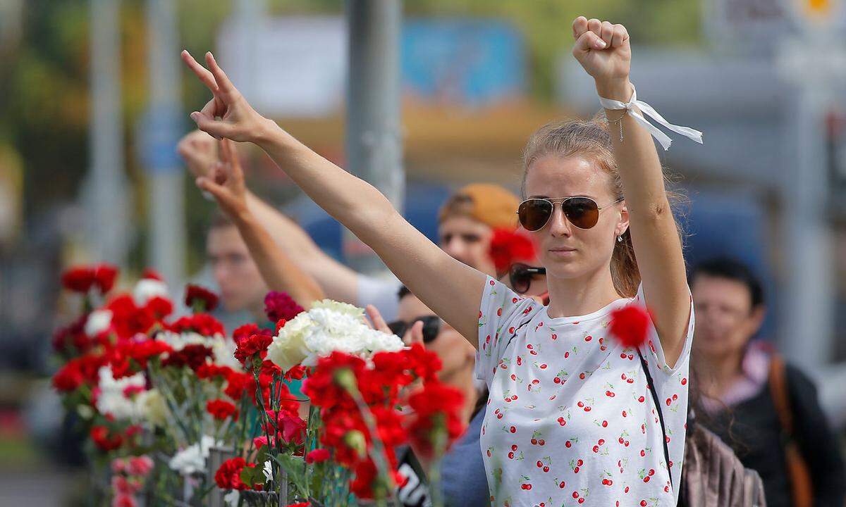 Proteste am Dienstag in Minsk