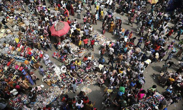 Symbolbild: Ein Markt in Nigerias Lagos.