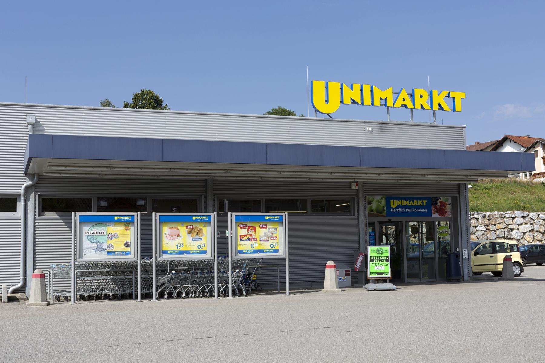 Unimarkt schließt alle 90 Filialen, 620 Beschäftigte werden beim AMS angemeldet