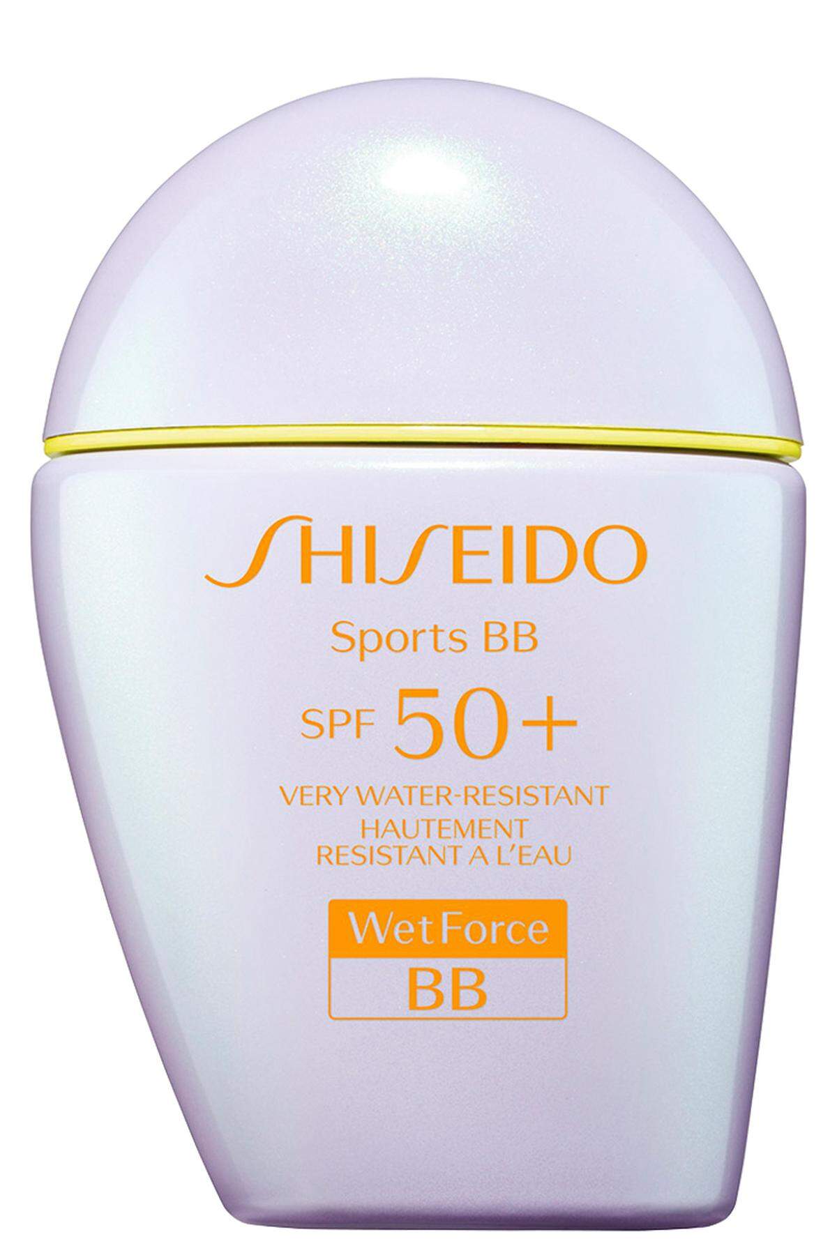 ... mit LSF 50 von Shiseido, 32,95 Euro