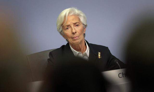 Notenbank-Chefin Christine Lagarde.