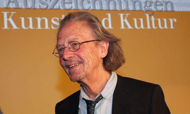 GROSSER KUNSTPREIS DES LANDES SALZBURG FUeR LITERATUR AN PETER HANDKE