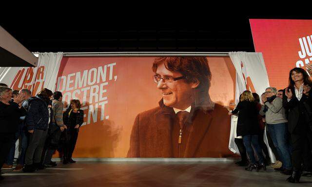Im Vorfeld der Regionalwahl in Katalonien am 21. Dezember kann der nach Belgien geflohene Separistenführer Carles Puigdemont nur virtuell mitmischen.