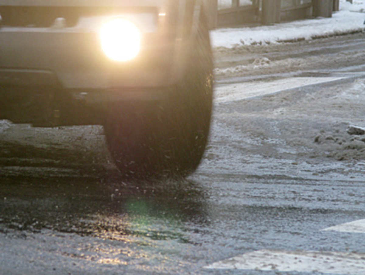 Schwierige Straßenverhältnisse in Wien: Aus idyllischem Weiß wurde ...