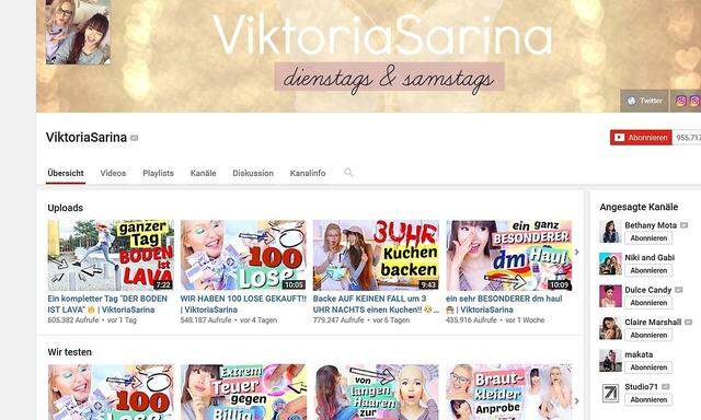ViktoriaSarina - dieser Kanal ist auf Platz 7 der Top 100 YouTuber aus Österreich. 