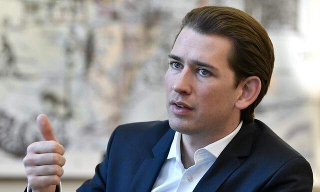 Außen- und Integrationsminister Sebastian Kurz.